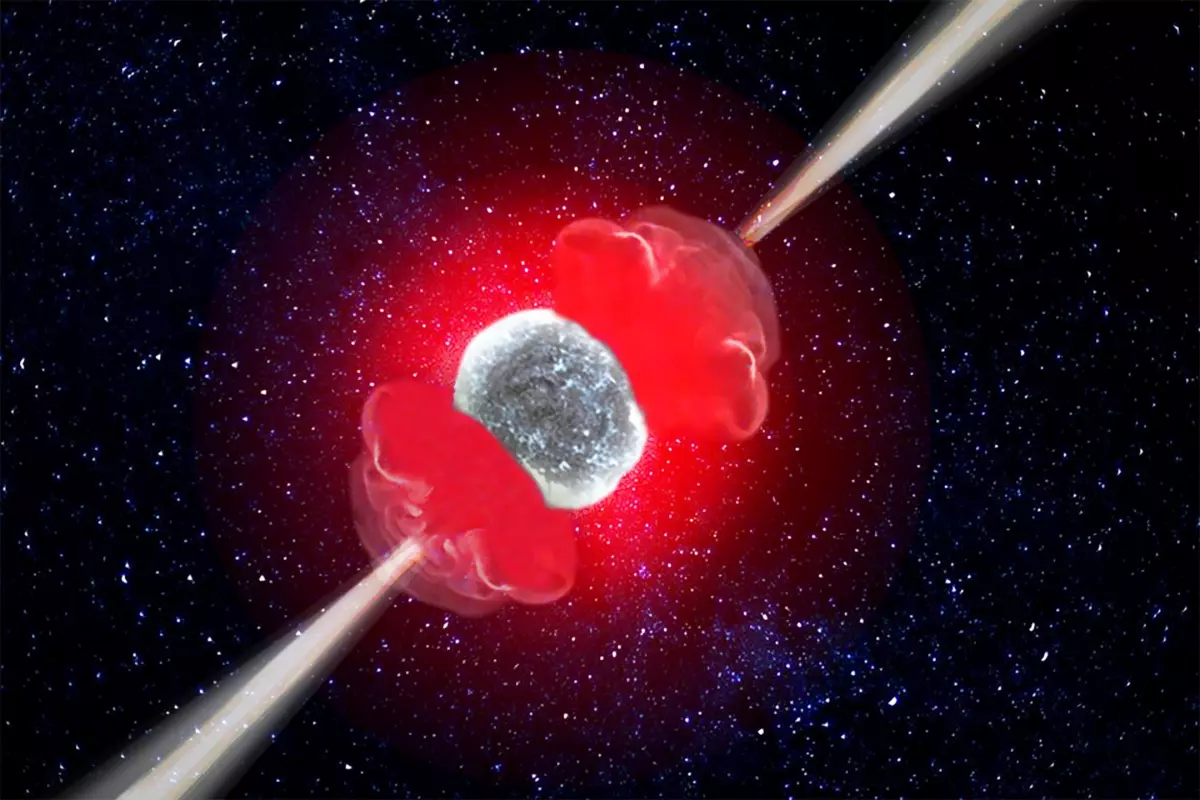 Bizarre star may have been forged in a gigantic 